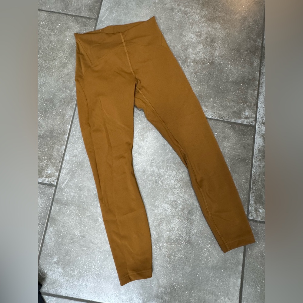 Lululemon Athletica Instill Copper Brown Leggings 25”